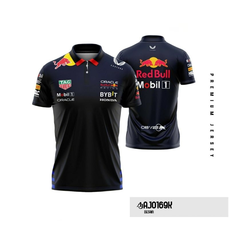 Kaos Jersey Formula One F1 Redbull Fullprint AJ0169