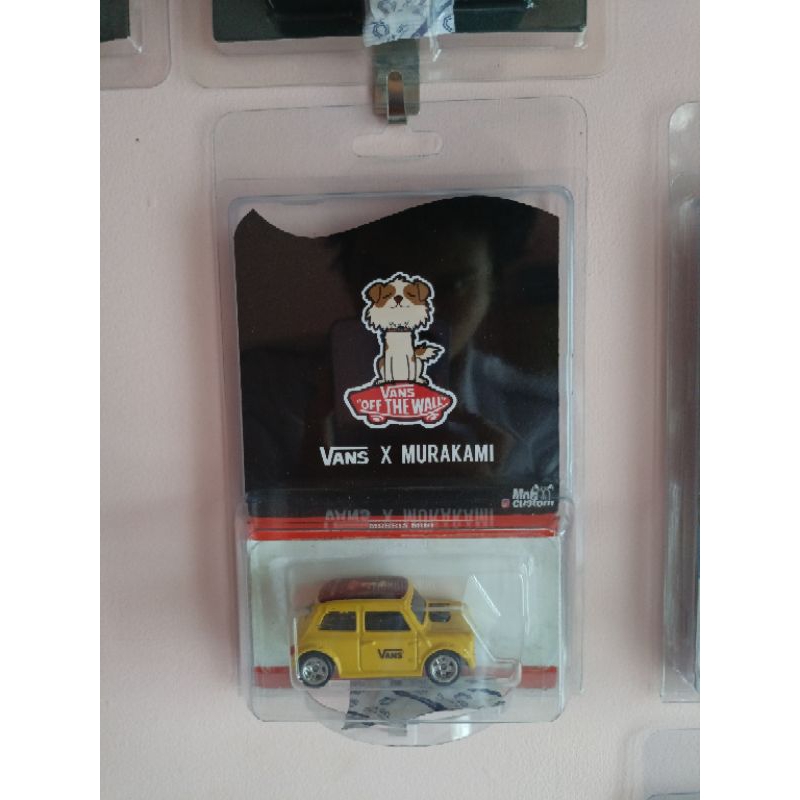 HOT WHEELS MORRIS MINI VANS X MURAKAMI YELLOW KUNING CUSTOM