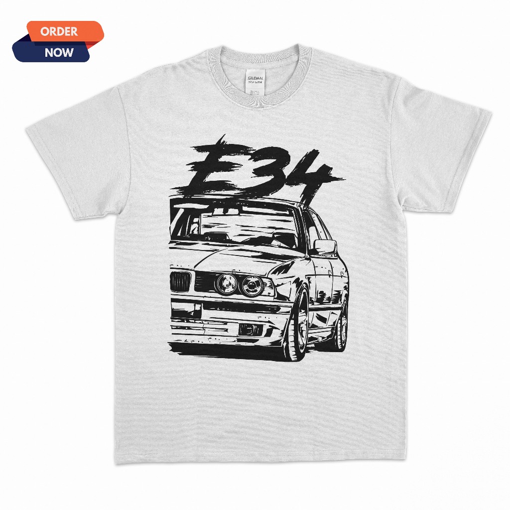 KAOS BMW E34 PROMO BAJU ATASAN PRIA WANITA PREMIUM COTTON MENYERAP KERINGAT NYAMAN SEHARI HARI COD D