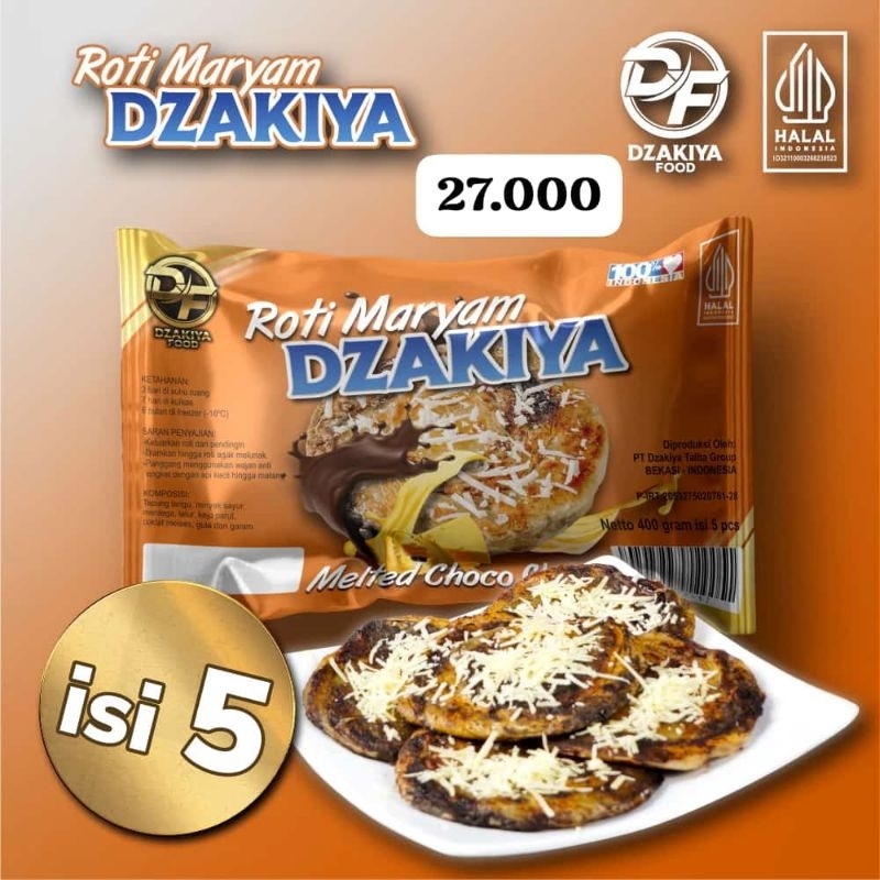 

Roti Maryam Dzakiya Royi Maryam Coklat Keju