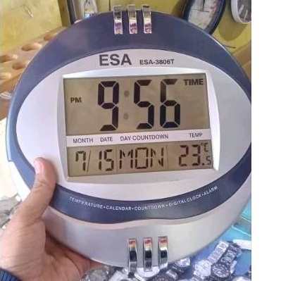 JAM DINDING DIGITAL 3806T / 3885JAM DINDING DIGITAL BULAT