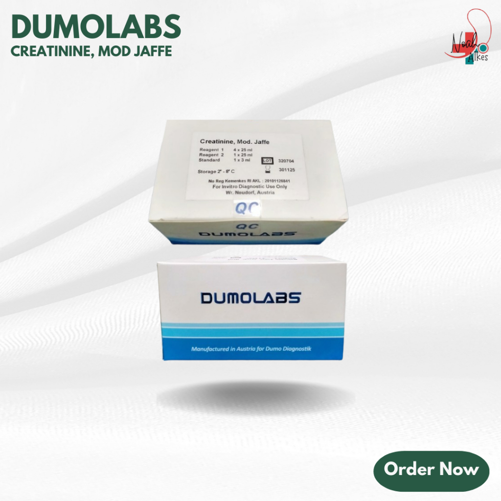 REAGEN CREATININE, Mod Jaffe R1 4x25ml + R2 1x25ml + Standard | DUMOLAB