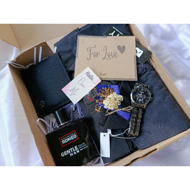 Hampers Cowok / Kado Cowok Exclusive | Happy Birthday, Anniversary, Graduation, Wedding, dll