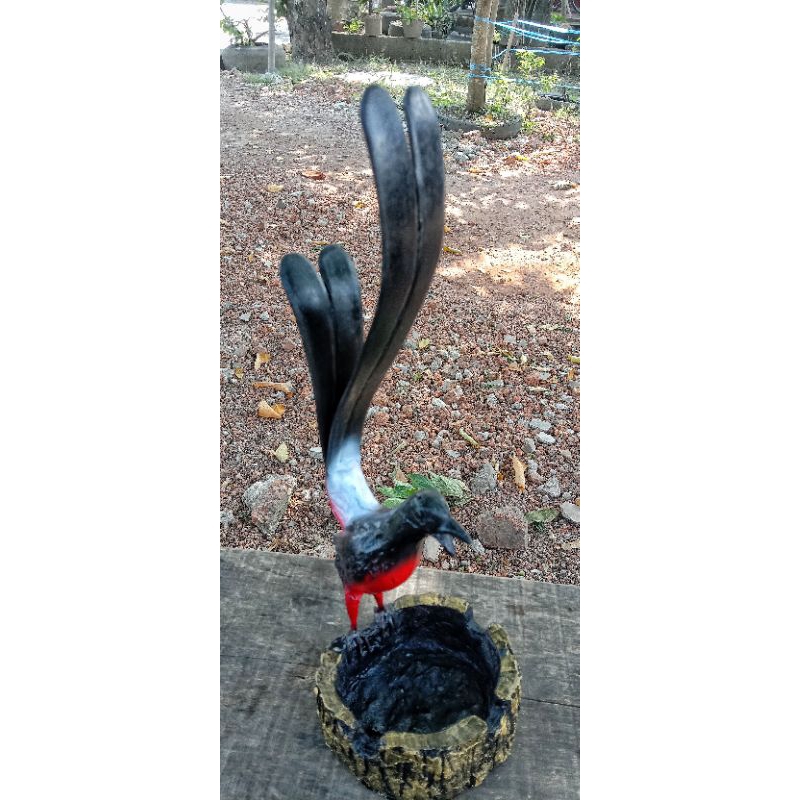 asbak burung murai 3d