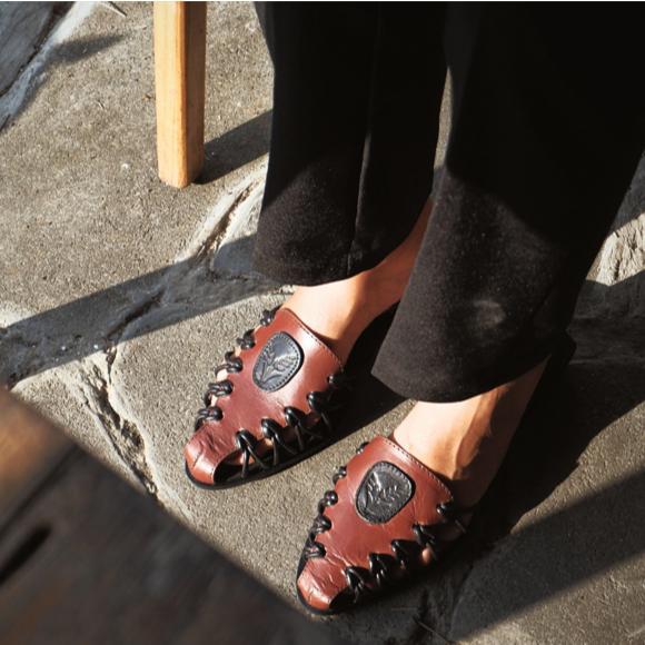 Sandal Slop Wanita Kulit Asli Premium | BUCINI GV 226 A