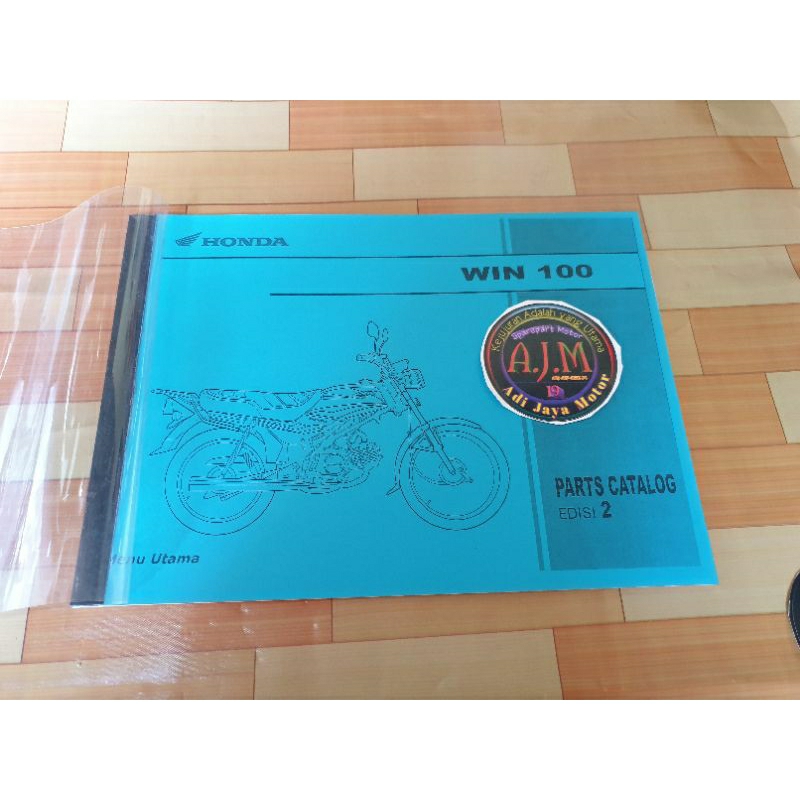 Buku Part Katalog Catalog Copian Honda Win 100