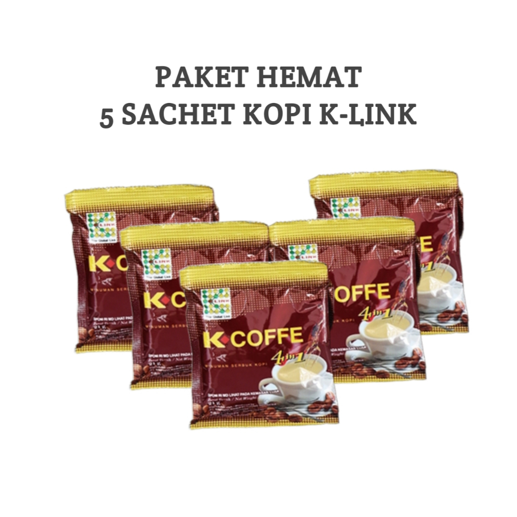 

Kopi K-Link 4 In 1 Paket Hemat | membantu Meningkatkan Daya Tahan Tubuh | Kopi Sevel 7 Elemen | Radix HPA