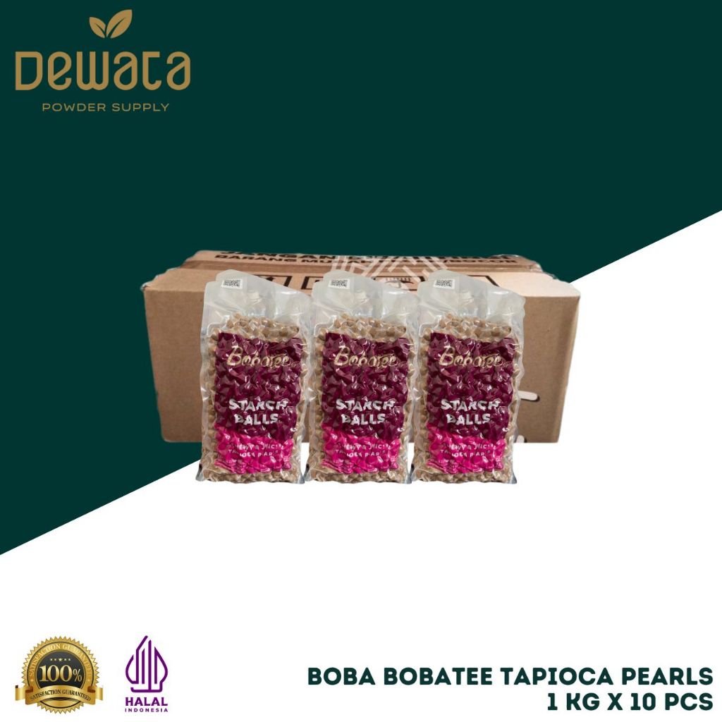 

Bobatee Tapioca Pearls 1Kg ( 1 Dus x 10 Pcs )