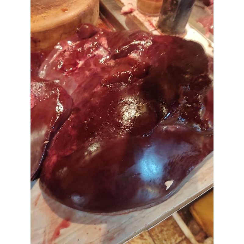 

hati sapi baru berat 1kg