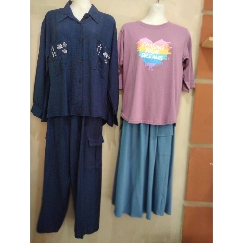 setelan kringkel dan set rok