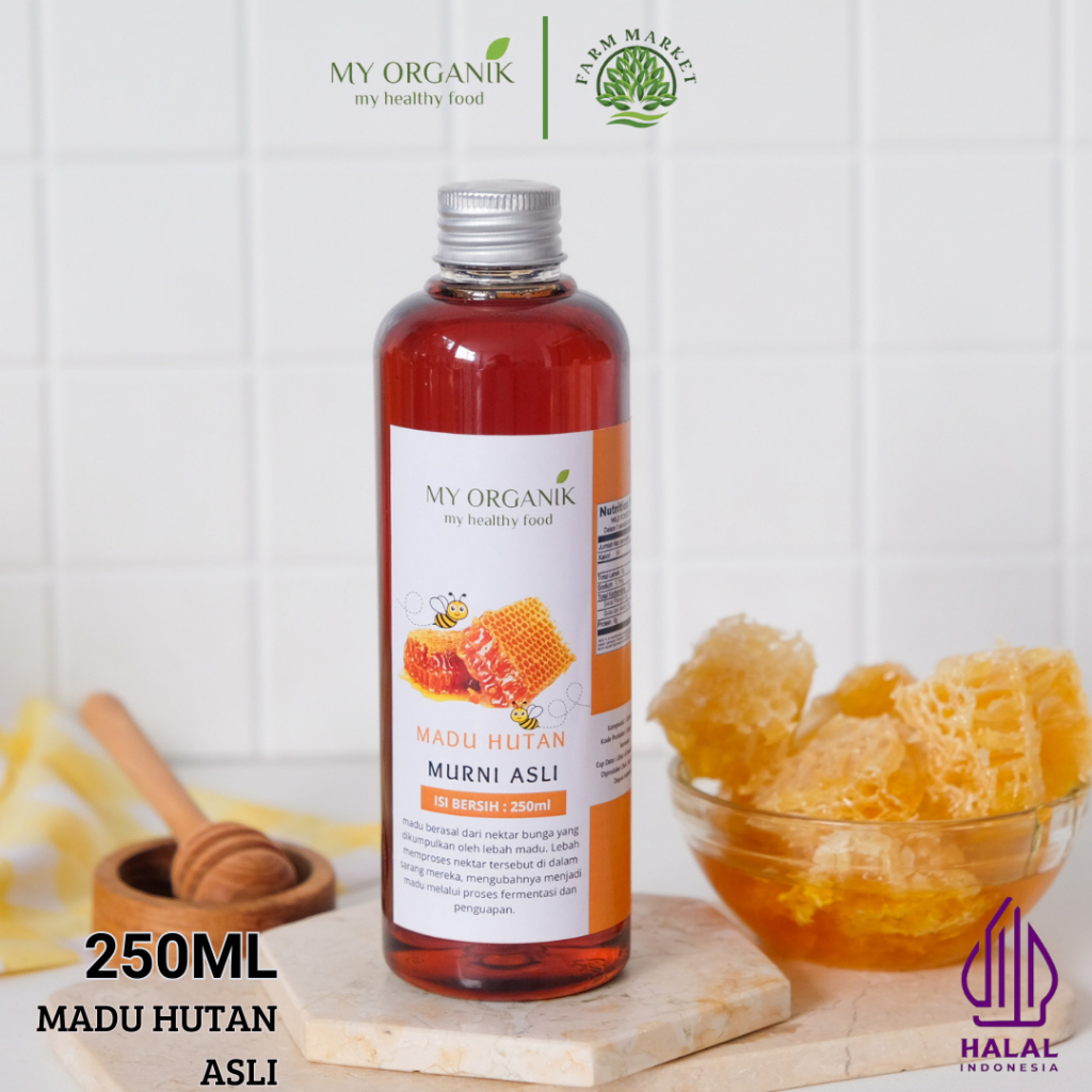 

My Organik Madu Hutan Asli Natural Raw Forest Honey Asli 100% Madu Kalimantan