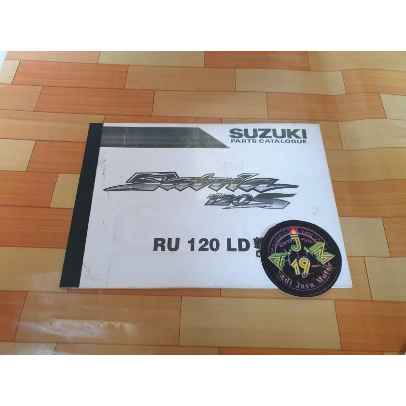 Buku Part Catalog Katalog Copian Suzuki Satria 120 S Lumba