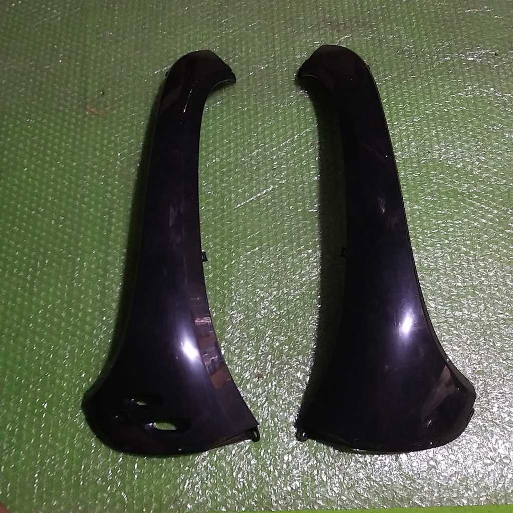 sayap all new scoopy 2021 K2F cover front scoopy 2021 K2F original Hitam glossy