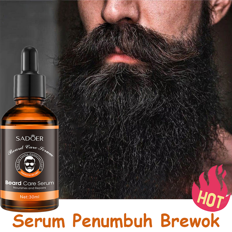 Serum Penumbuh Brewok Penumbuh Kumis Cepat Serum Penumbuh Jenggot Serum Kumis Pria Beard Serum Minya
