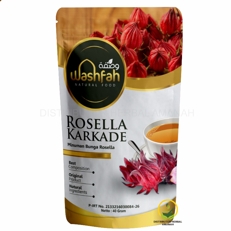 

Teh Bunga Rosella Karkade 40 gr Kering Teh Rosela Kualitas Terbaik Washfah