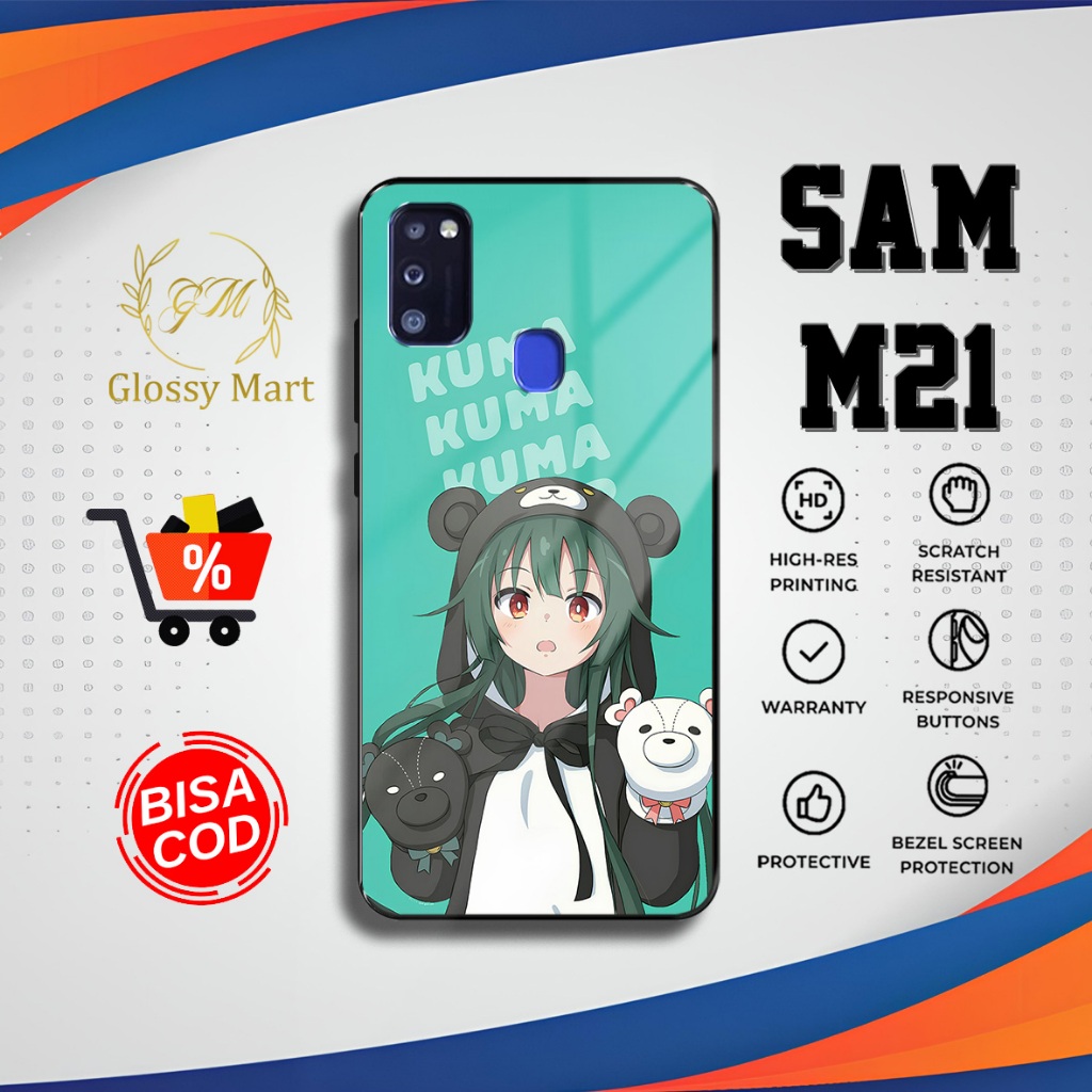 Case Samsung M21 Girl Anime Casing Samsung M21 Hardcase Softcase Glossy Kesing Terlaris Glossy Mart