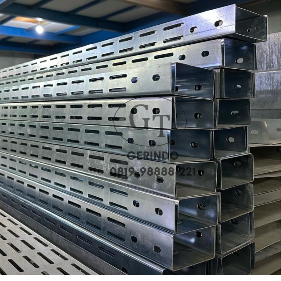 Kabel Tray U 300x100x3000mm SPHC 1.2mm Elektro Galvanis