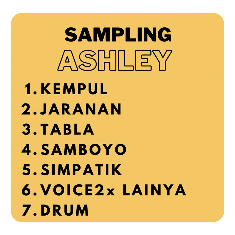 sampling simpatik ashley dme 705 terbaru tinggal load