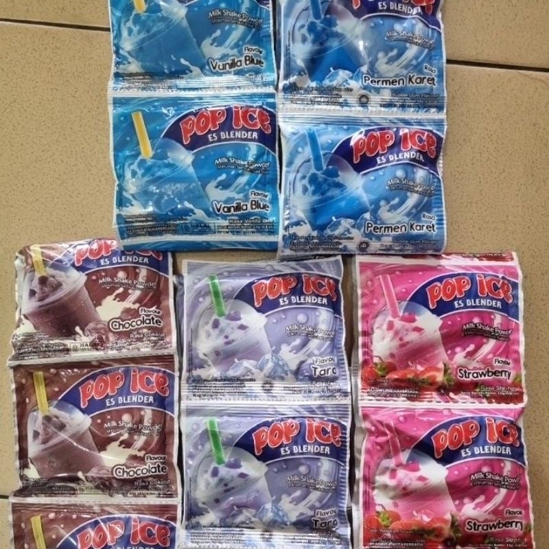 

Pop Ice Minuman Serbuk Rasa Susu 23 gr/24gr