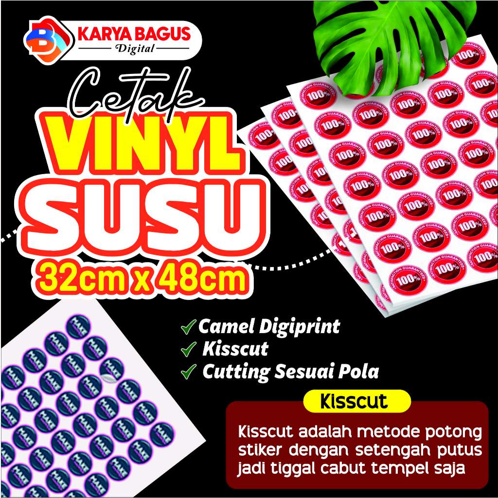 

STIKER A3+ CROMO KISS CUT | CUTTING MURAH / PRINT A3+ STIKER CROMO / STIKER BONTAK / LABEL / KEMASAN