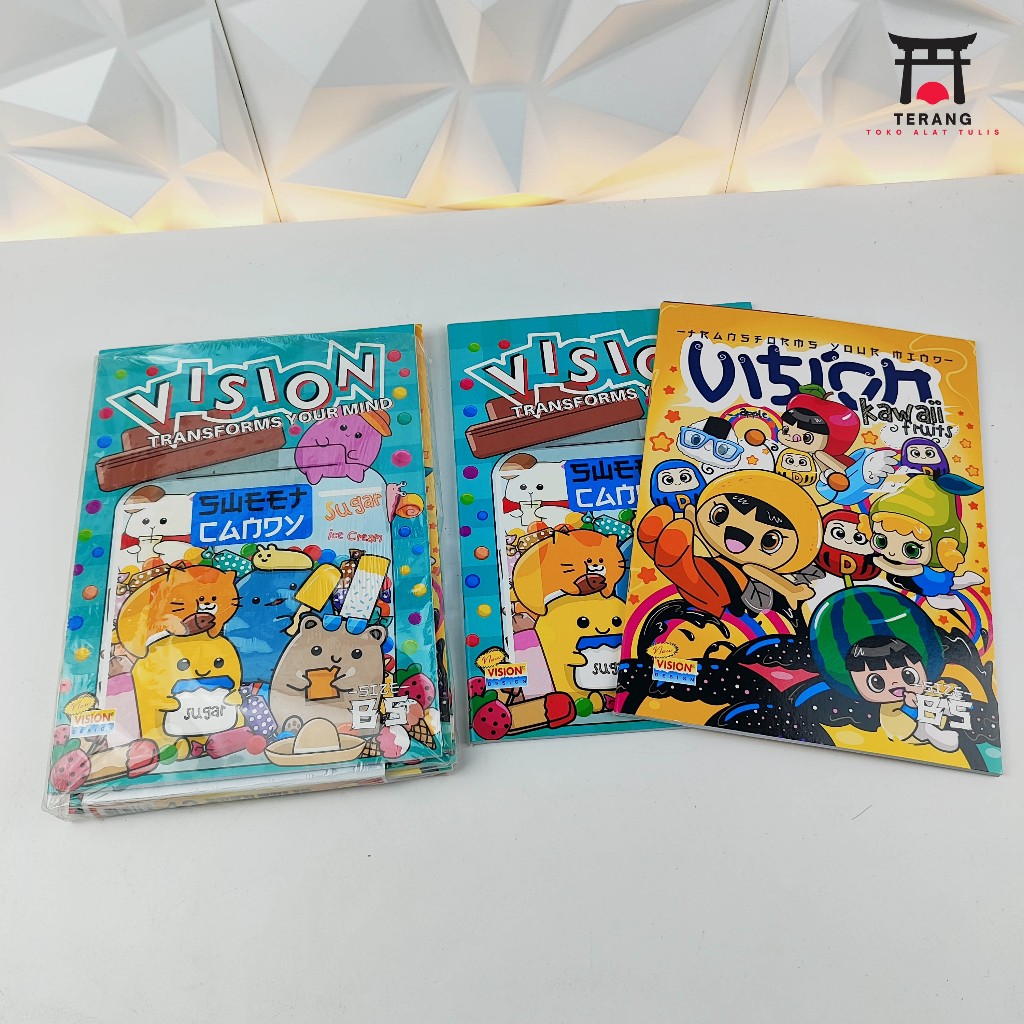 

Satuan Buku Tulis Vision Boxy 42 Lembar Buku Big Ukuran B5