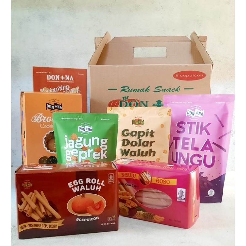 

Hampers Aneka Snack (D) DONNA Healthy Snack Oleh-oleh Khas Cepu Blora