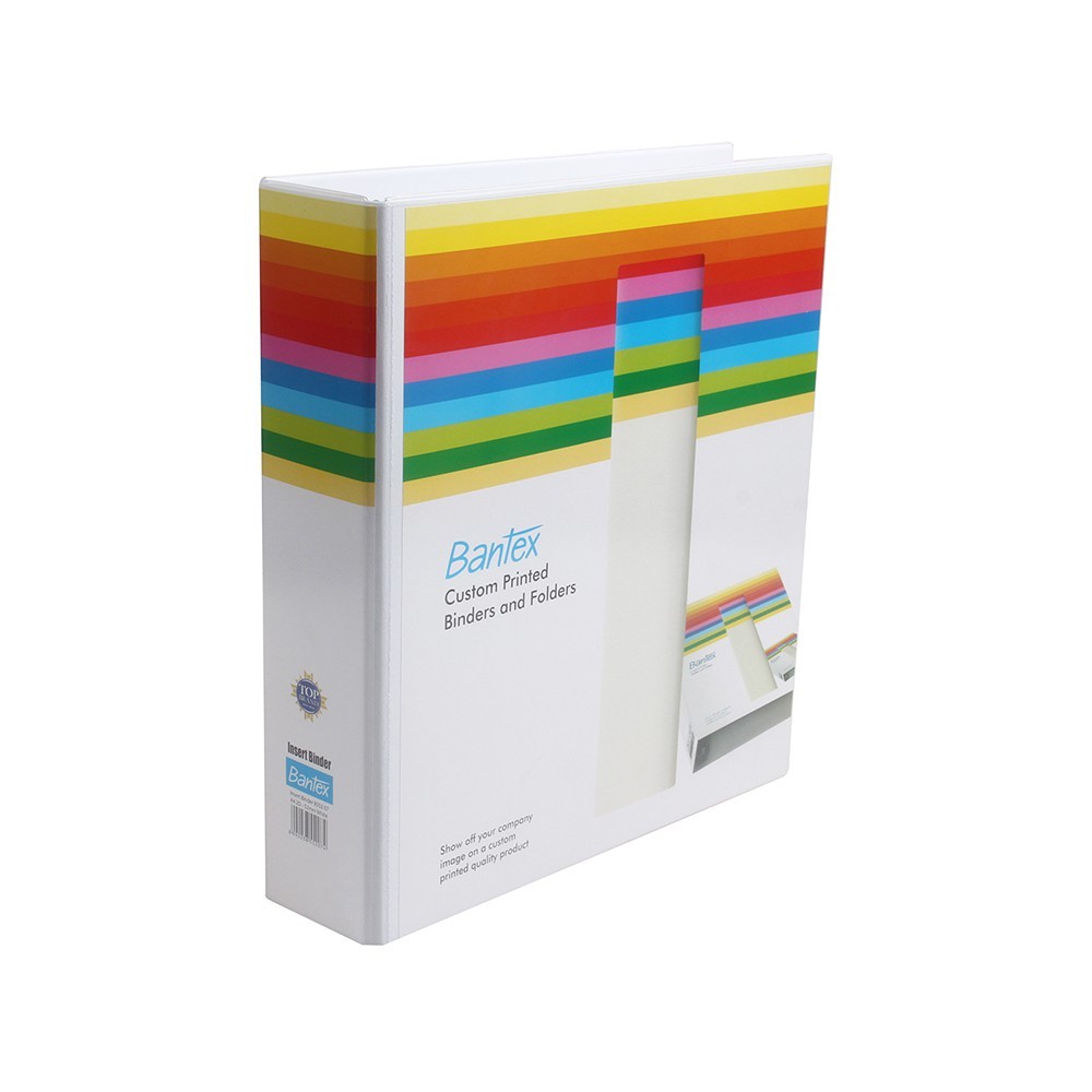 

Bantex Insert Ring Binder 3 Ring 52mm A4 White 8652