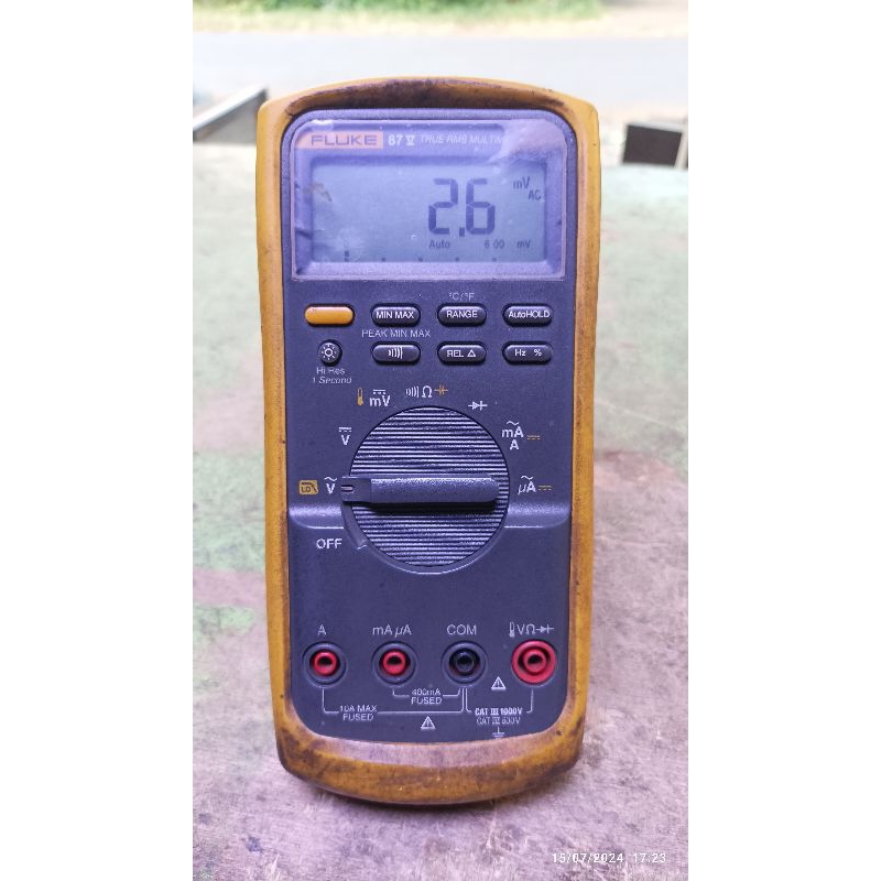 Fluke 87 v bekas minus