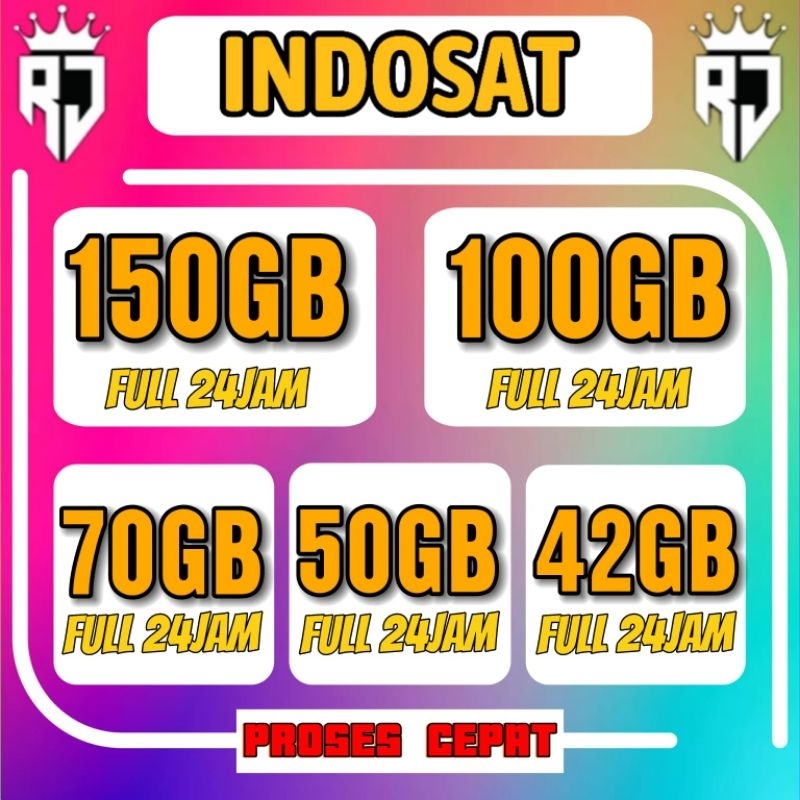 PAKET DATA INDOSAT OOREDOO 100GB FULL KUOTA 24JAM