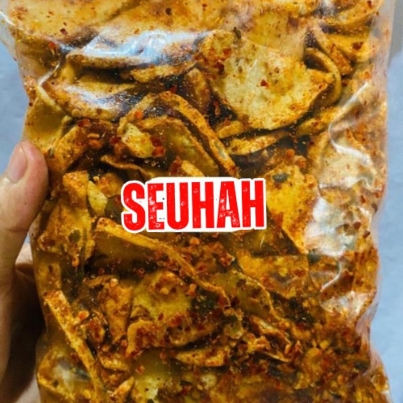 

basreng Bulat/koin extra pedas daun jeruk isi 500 gr