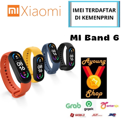 KODE C54A Xiaomi Mi Band 6 Global International Version Smartwatch SPO2 Monitor Fitness Tracker Miba