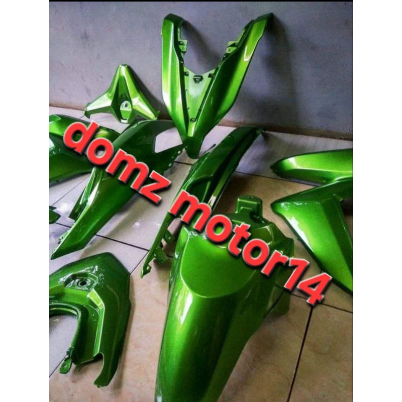cover full body halus vario all new led 125 150 warna hijau candy