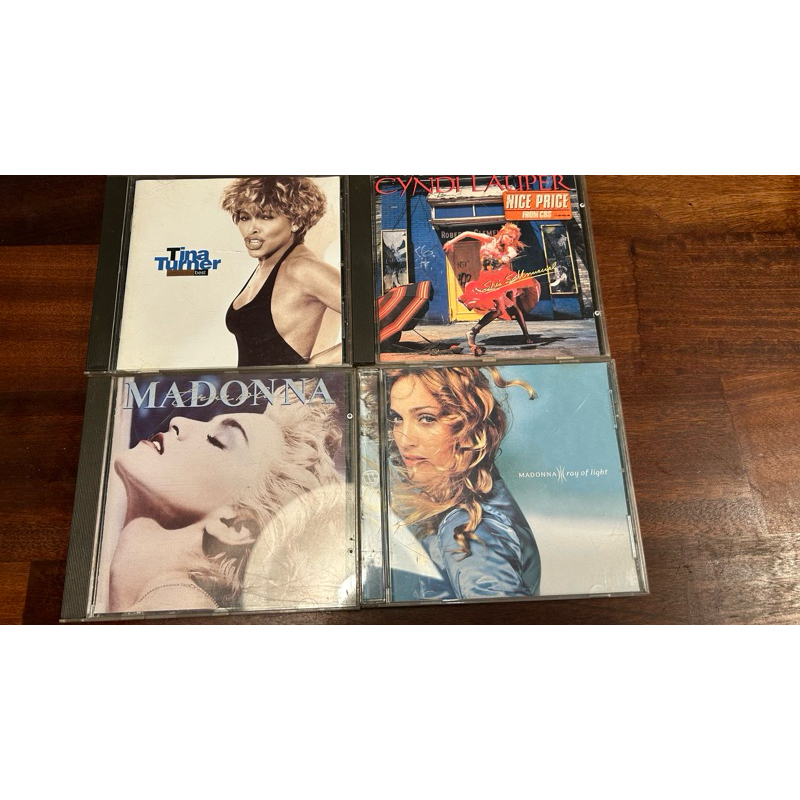 cd original madonna Tina turner cyndi lauper
