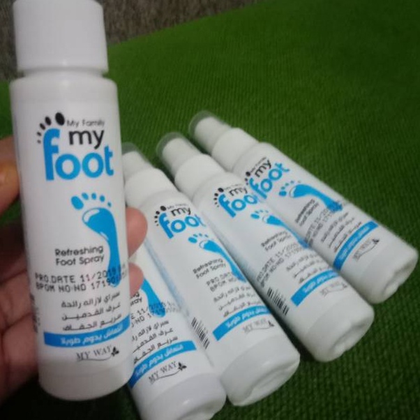KODE Y49N MY WAY Penghilang bau kaki spray foot  penghilang bau sepatu my way 1 original BPOM