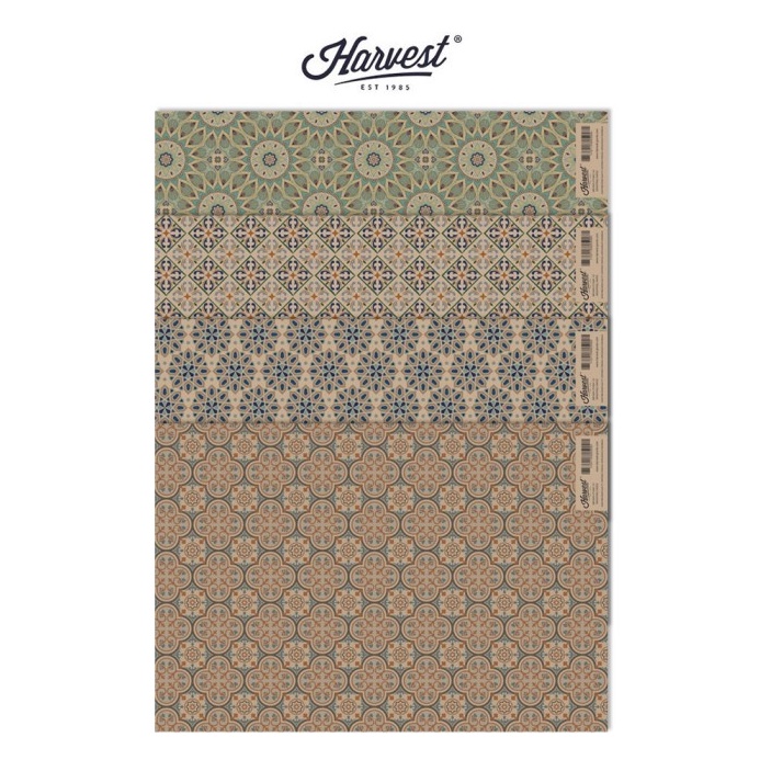 

WAH Kertas Kado Harvest Wrapping Paper Brown Ethnic Paket isi 4