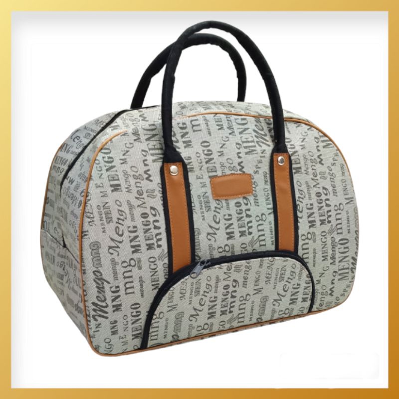 BEST SELLER TAS TRAVEL SUPER JUMBO (BAHAN KULIT PRINTING)- TAS JINJING - TAS BAJU TRAVEL JUMBO -