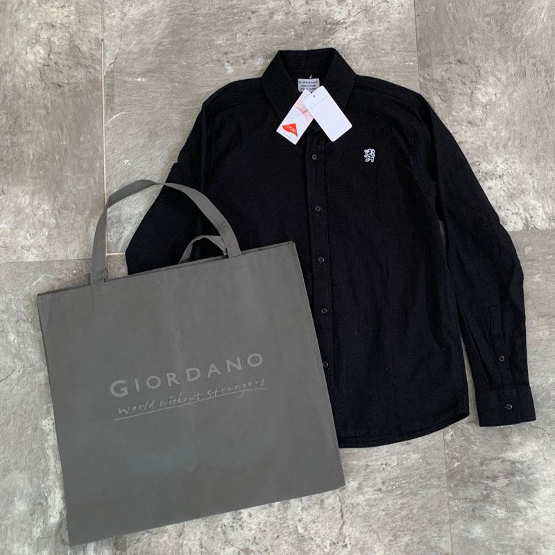 GIORDANO MEN’S COTTON OXFORD SHIRT