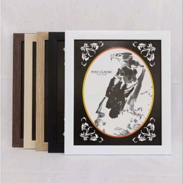 FUDAFA FRAME Minimalis C.015-OVAL -10R (20x25cm) Frame Bingkai Pigura Foto