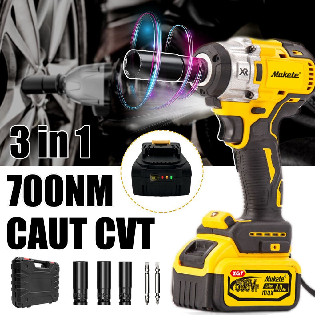 700NM impact wrench mesin impact impact cordless impact baterai Cordless Impact Wrench Brushless