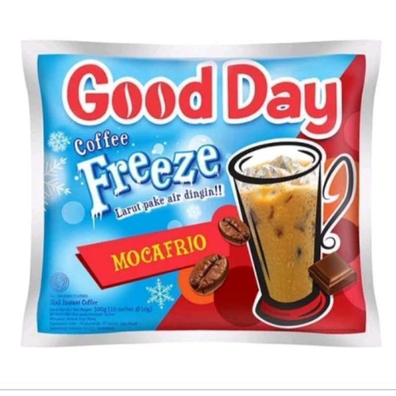 

KOPI Good Day FREZEE Mocafrio 30 gram RENCENG isi 10 Sachet