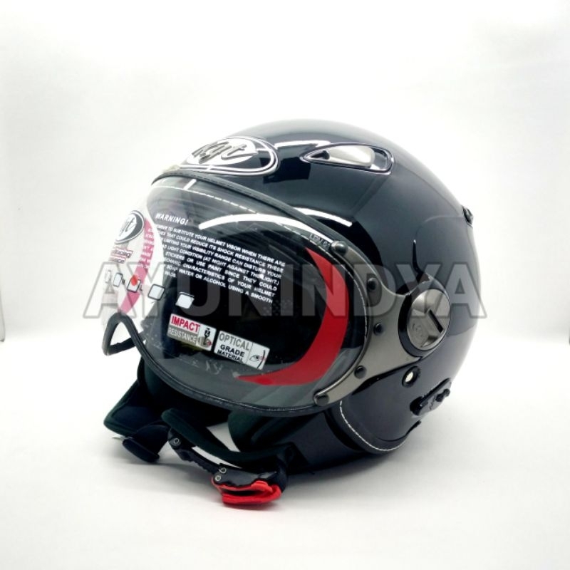 HELM KYT ELSICO BLACK GLOSSY