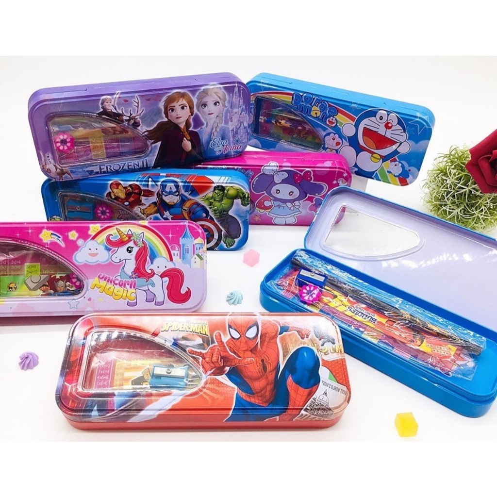 

KOTAK PENSIL KALENG ISI KOMPLIT