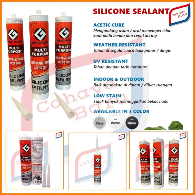 Lem botol SPEED BOND lem kaca lem silicone sealent SPEEDBOND lem sealent lem silikon sealent