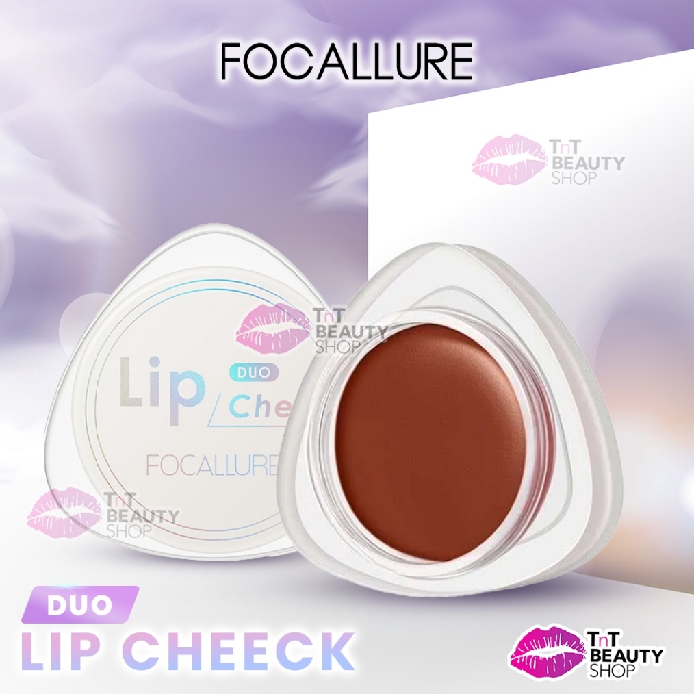 WOW FOCALLURE Creamy Lip  Cheek Duo  Dualuse Lip Mud Lip clay  Velvethazy Matte Blush On  Makeup  FA