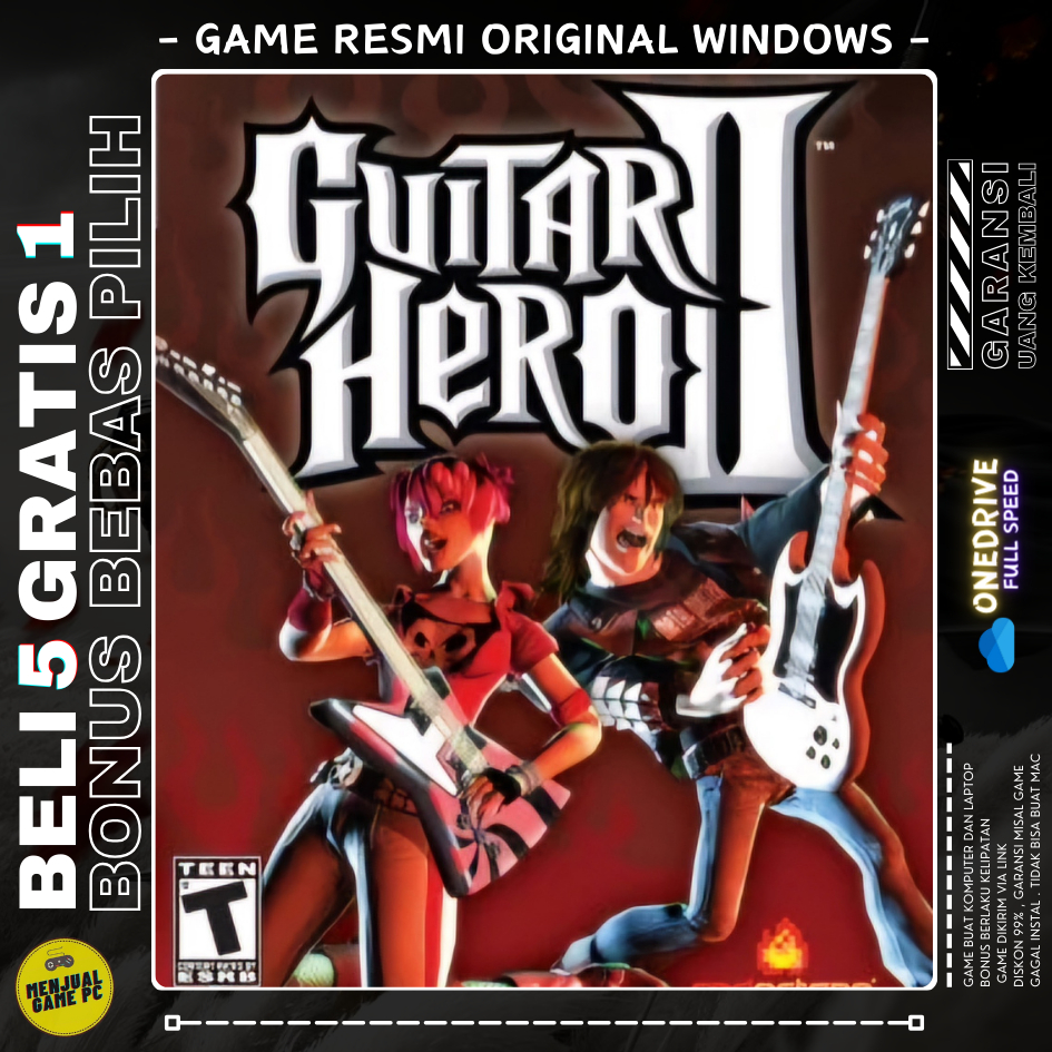GUITAR HERO 2 - GAME LAPTOP - GAME PC - GAME KOMPUTER - LINK DOWNLOAD - ORIGINAL WINDOWS