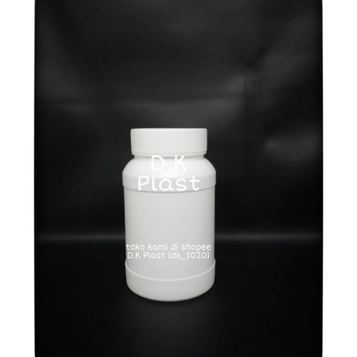 Wah Botol Lem Fox Bulat 5gr Toples Botol Obat Kapsul Botol Plastik HDPE ISI 1 PCS