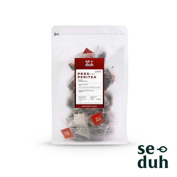 

DIJAMIN BARU SEDUH TEA BLEND PREMIUM TEA BAG POUCH isi 5 Tea bag SERIES B