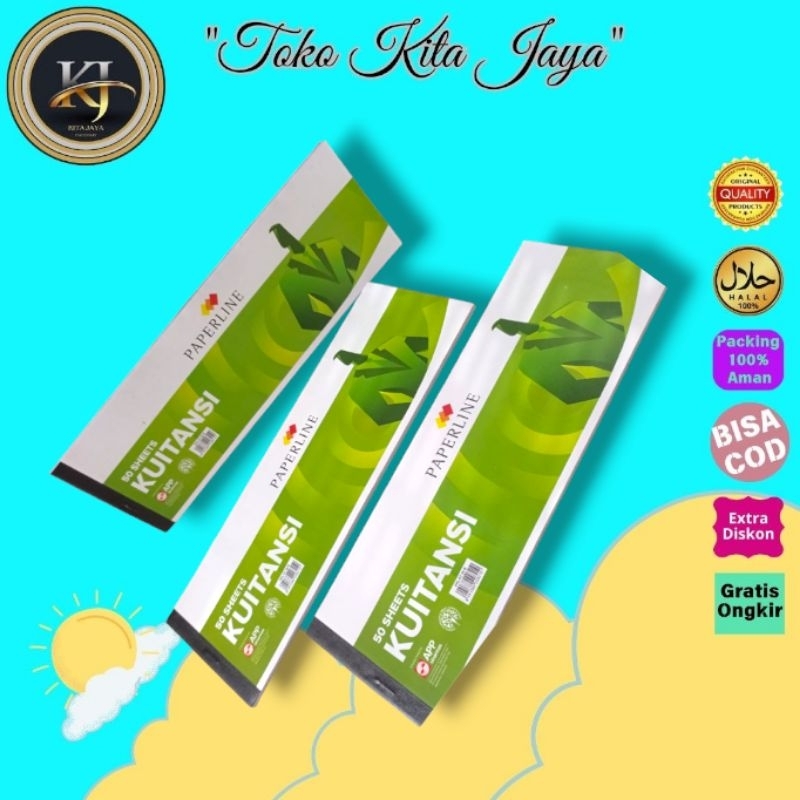 

Kuitansi Paperline kecil/sedang/besar