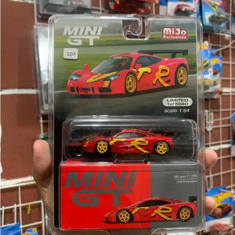 MINI GT MGT00684  McLAREN F1 GTR 1996 PRESENTATION BLISTER LIMITED EDITION