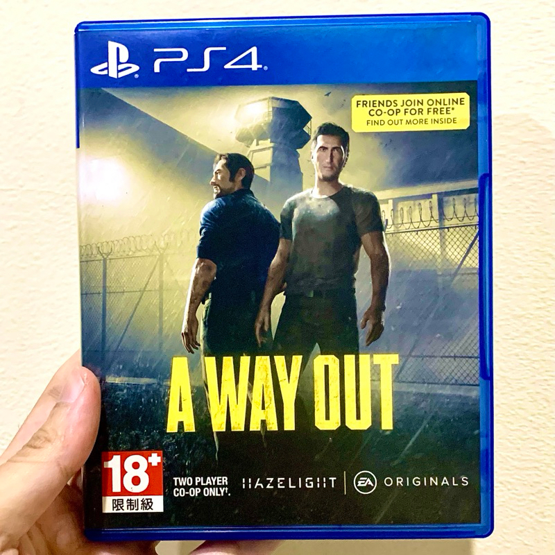 A Way Out Ps4 Ps5 Playstation Ps 4 Ps 5 Game 2 Player Multiplayer Coop 2 Stik Kaset Awayout A Wayout